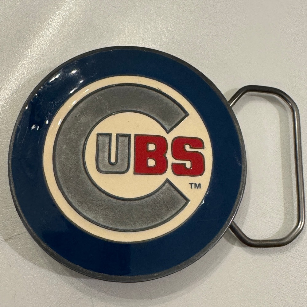 Chicago Cubs Belt Buckle MLB Baseball‎ Collectible Metal